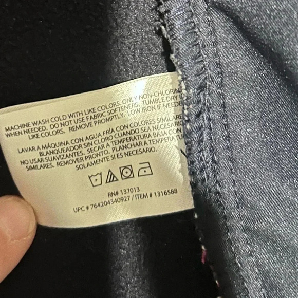 Orvis Shirt Womens  Red Gray Plaid Fleece Lined Flannel Shacket large - Picture 3 of 6